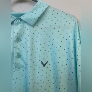 Callaway Men's Performance Short Sleeve Golf Polo (Large, Limpet Shell)